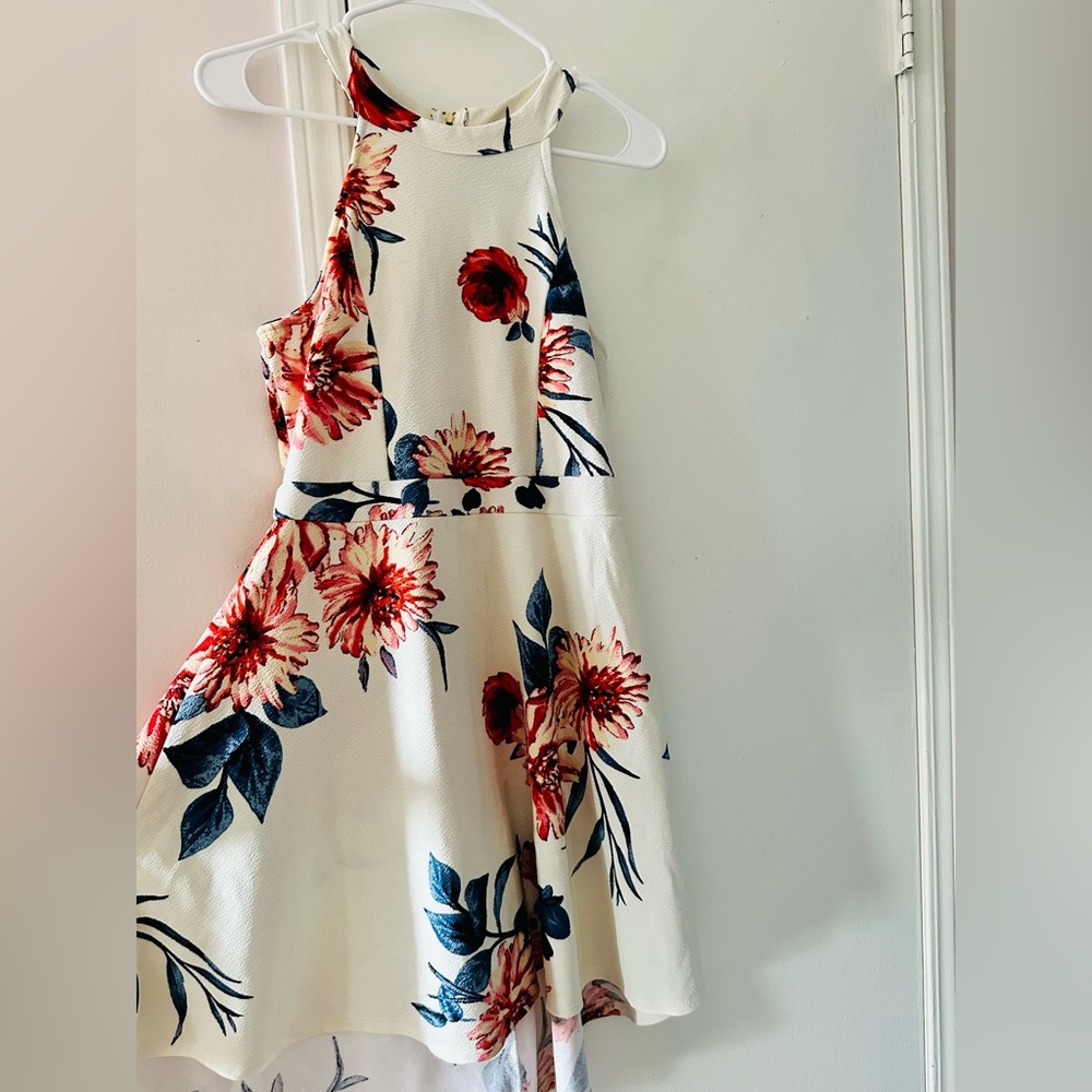 White flowers dress from almost famous